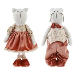 GAEM Игрушка набивная "Кот/Кошка", L14 W11,5 H33 см, 2в.