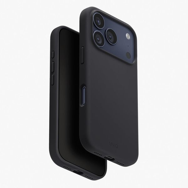 Чехол Uniq Lino Case для iPhone 17 Pro, Серый | Charcoal Grey