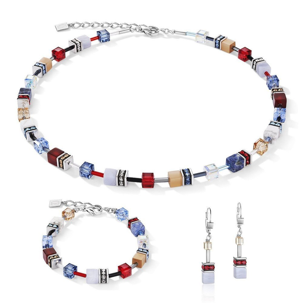 Браслет Coeur de Lion Blue-Red 4905/30-0703 цвет красный, синий