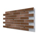 Негорючая термопанель ППС PRO Cerrad Elewacja Brazowa Rustiko 0,612 м², 1020x600 мм