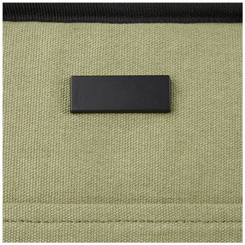 Пищевая сумка-холодильник Joey из брезента, переработанного по стандарту GRS, объемом 6 л на 9 банок