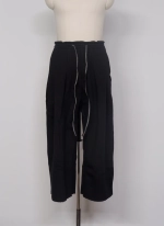 SHINYAKOZUKA БРЮКИ ЧЕРНЫЕ UPCYCLED HOME BAGGY