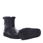 Угги Men's Mini Double Zip Metallic Black
