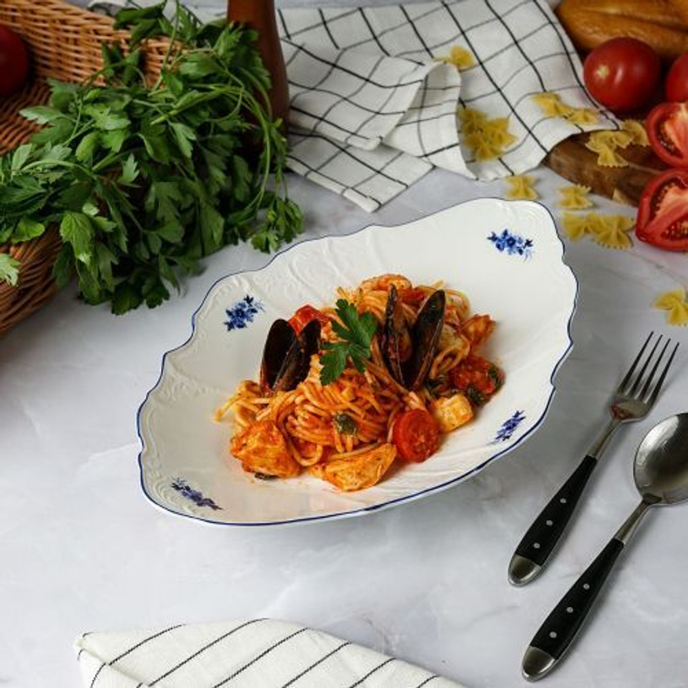 Блюдо сервировочное,коллекция "Blue Flower" P.L. Proff Cuisine