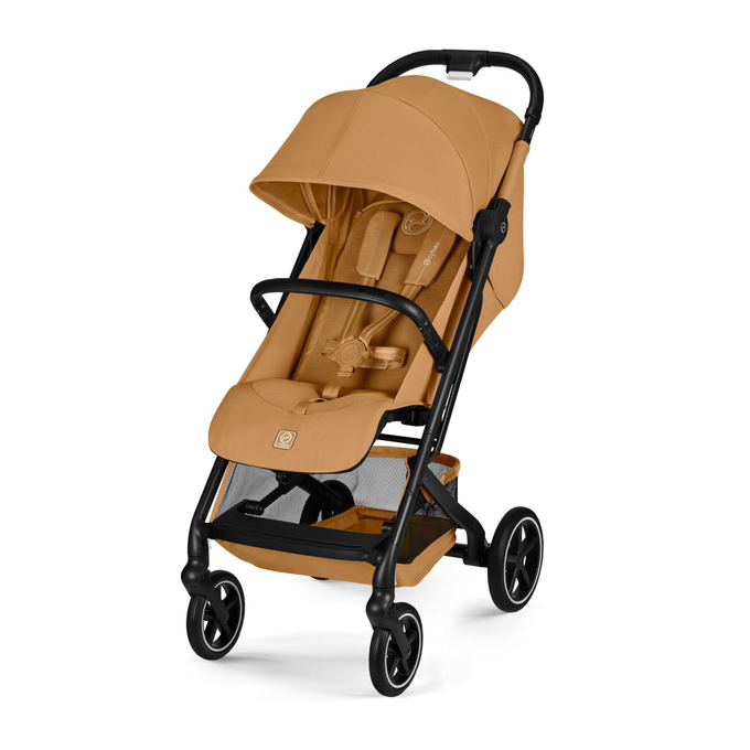 Cybex Прогулочная коляска Beezy Cinnamon Yellow, с дождевиком и бампером 2026