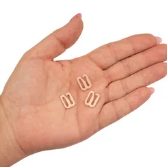 Крючок для бретели бежевый 10 мм