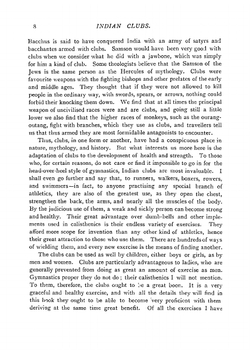 Indian clubs and how to use them. A new and complete method for learning to wield light and heavy clubs, graduated from the simplest to the most complicated exercises | E Ferdinand Lemaire