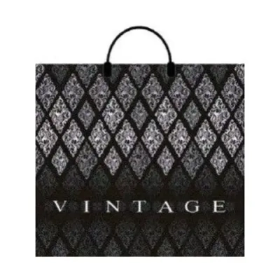 Пакет ПЭ с пластмассовыми ручками 38+3см(Винтаж) Артпласт (х10/ (комплект 10 шт)