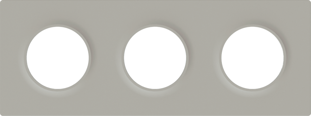 Рамка 3-я,  матовый кашемир,  серия D16