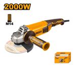 Угловая шлифовальная машина 180мм 2000Вт INGCO AG200018 INDUSTRIAL