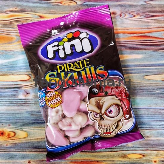 Жевательный мармелад Fini Pirate Skulls, Черепа, 90 г