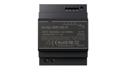 Источник питания PROMPOWER HDR-100-12, H:H12 В DC, 7.1А, 85.2Вт. Вх. 85-264В AC (120-370 В DC)
