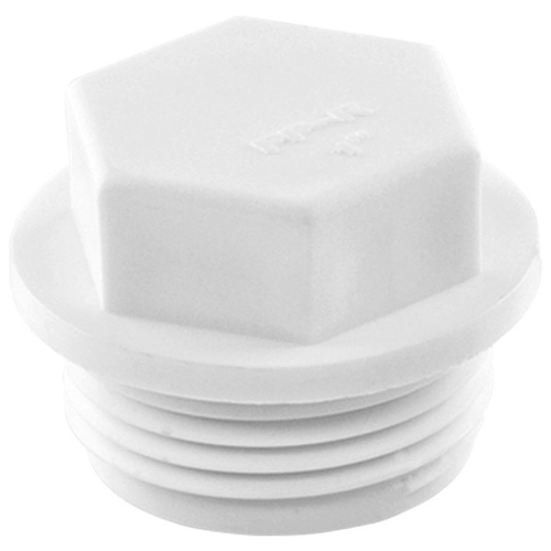 Заглушка TEBO бел. PP-R резьбовая 20x1/2" (200/2000), арт. 030093202