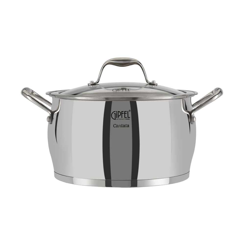 Кастрюля из нержавеющей стали Gipfel Cantata 1265 24 см/6 л