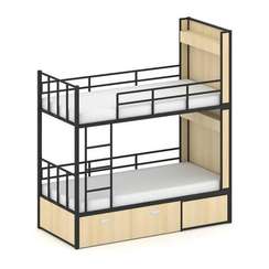 Overnight Кровать 2-х ярусная ON.K2-001 Акация Лорка/Металл Черный 2080*950*2260