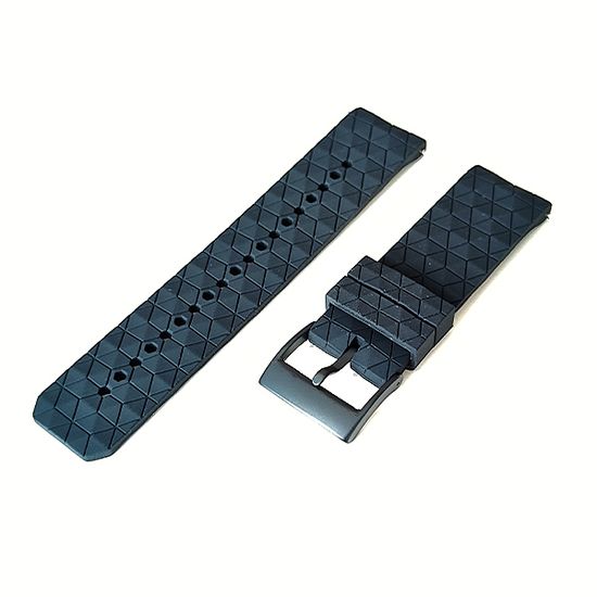 Ремешок Ranger 24 мм для Suunto 9 Baro, Suunto 7, Suunto Spartan Sport силиконовый быстросъемный (Черный)