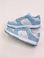 Купить кроссовки Nike Dunk Low Clear Blue Swoosh (GS)