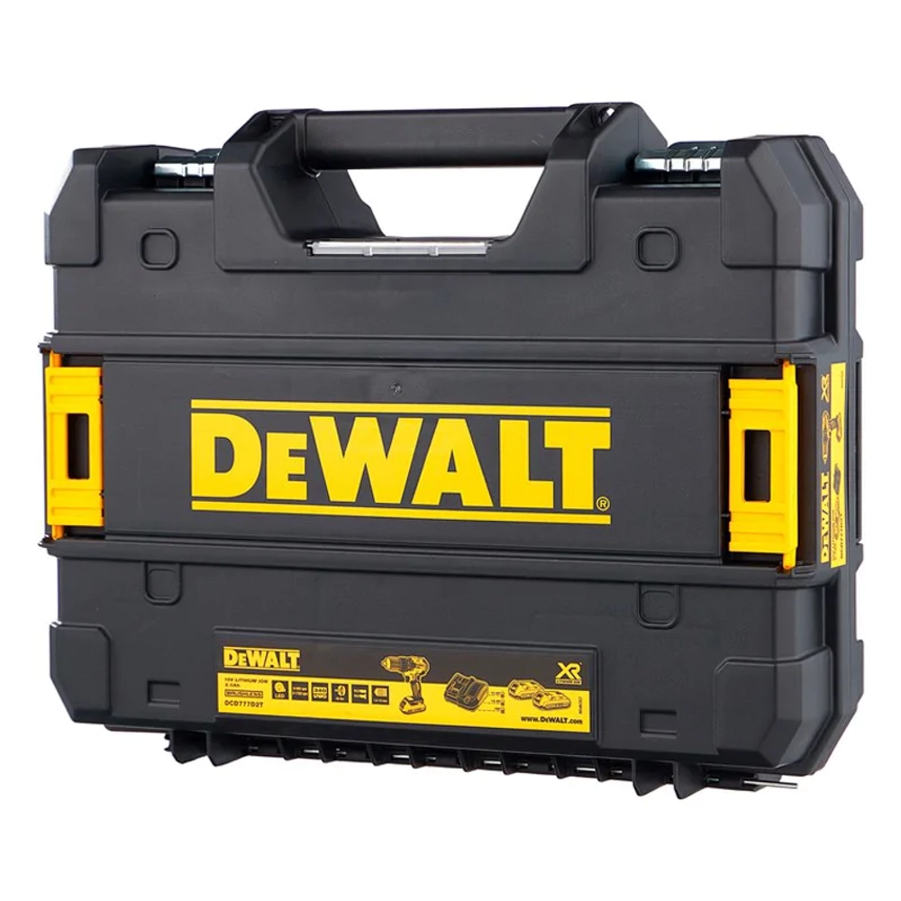 DeWalt DCD777D2T беcщеточная дрель-шуруповерт (2 x 2 Ач, ЗУ)