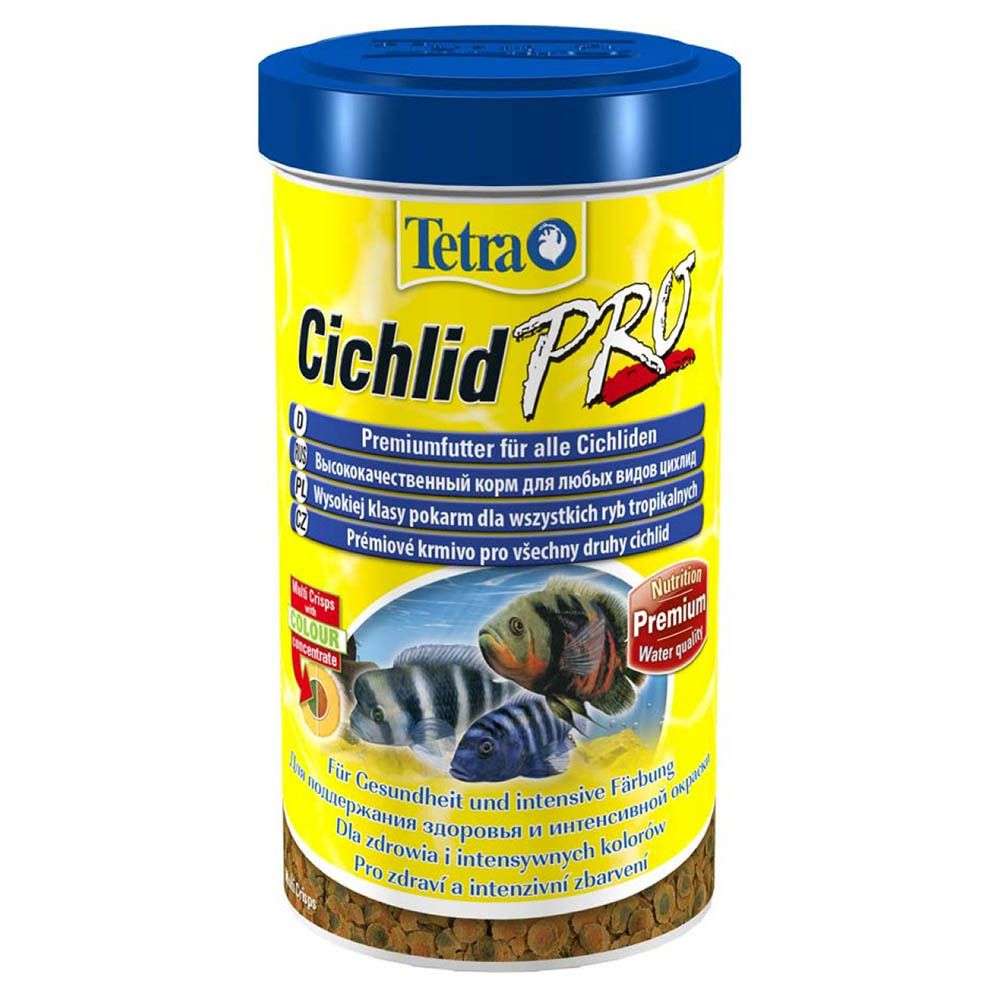 Tetra Cichlid Pro 500 мл - основной корм для цихлид (чипсы)