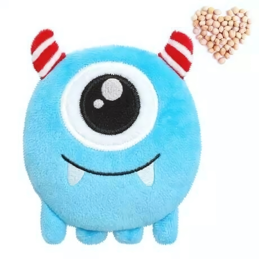 Игрушка с вишневыми косточками "Разогрелка Монстрик Упс" (Мякиш)