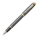 Ручка перьев. Parker IM Premium Grey Core GT (2213776) M черн. черн. подар.кор.