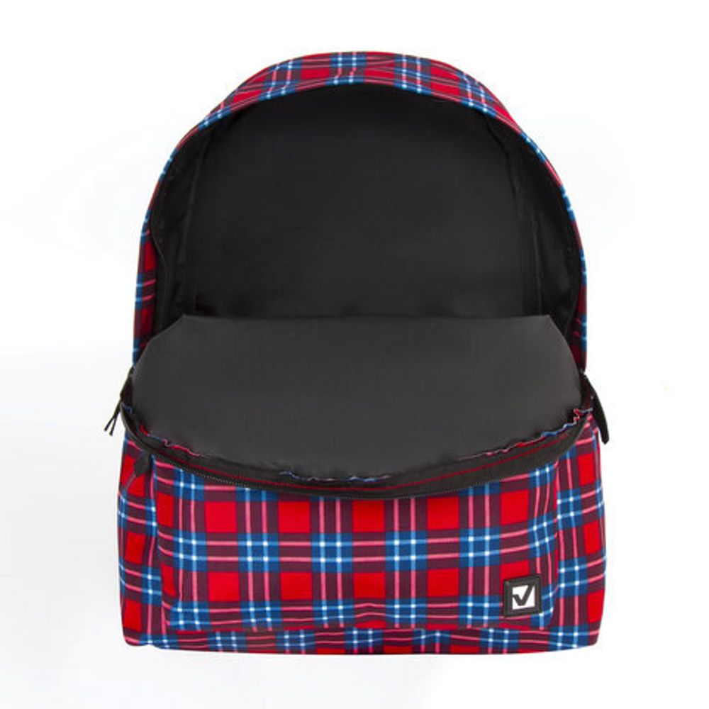 Рюкзак BRAUBERG, универсальный, сити-формат, Шотландская клетка, 20 литров, 41х32х14 см, 228861