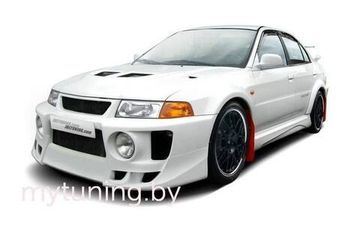 Накладка переднего бампера для Mitsubishi Lancer EVO 5