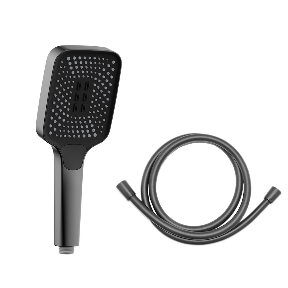 Душевой комплект Vincea VSFW-321MT1RGM встраиваемый, термостат, двухрежимный, вороненая сталь