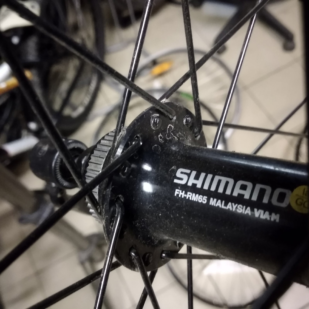 Заднее колесо 26" Zac18 Shimano HB-RM66 10х135мм