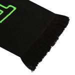 PP "LOGO" SCARF (BLACK/GREEN)