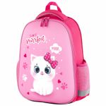 Ранец ПИФАГОР EVA BASIC, 1 отделение, "Fluffy cat", 39х30х16 см, 270691
