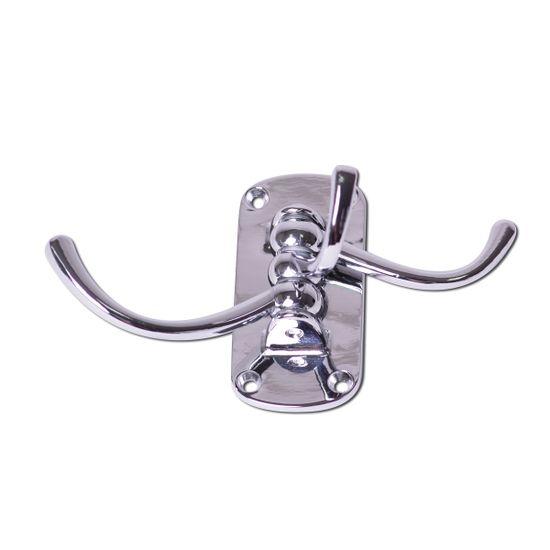 Крючок тройной подвижный Besser BS 8200 (3,5х9х7,5 см) из хромированного цинкового сплава