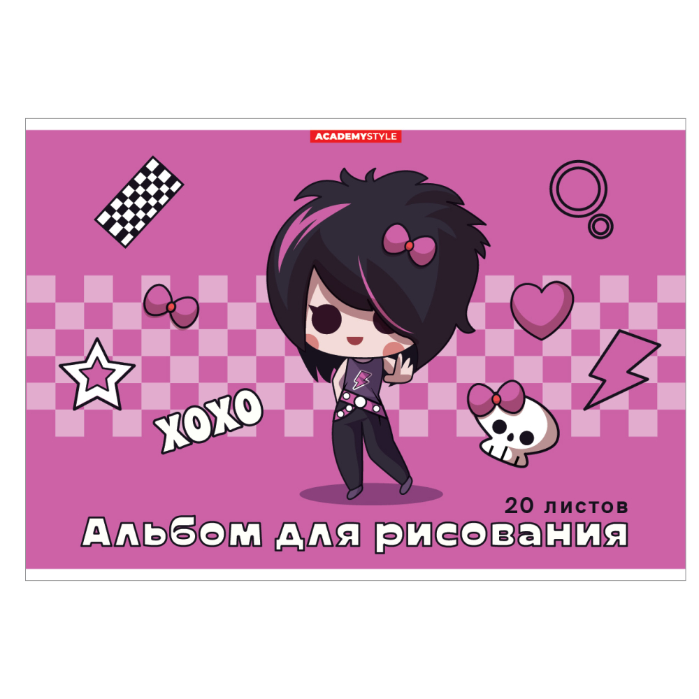Альбом 20л. Формат А4. Уэнсдей