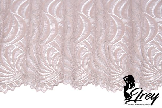1361 Кружево эластичное 19.5 см, Италия, кофе с молоком 030