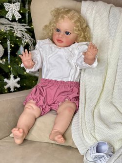 Кукла Реборн мягконабивная 65см в пакете (FA-508)