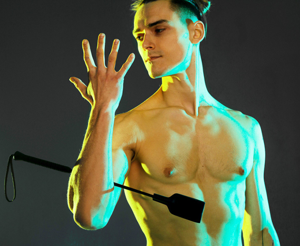 Черный стек 53см Lola Games Party Hard Crop Savage Black 1111-01lola