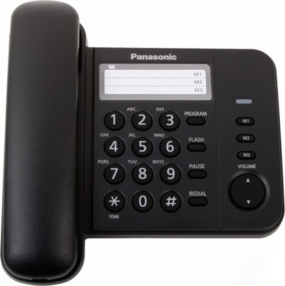 Проводной телефон Panasonic KX-TS2352RUB черный