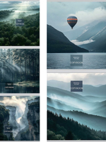 Тетрадь А5 48л. клетка "Cold nature" мелов.облистер (Проф-Пресс)