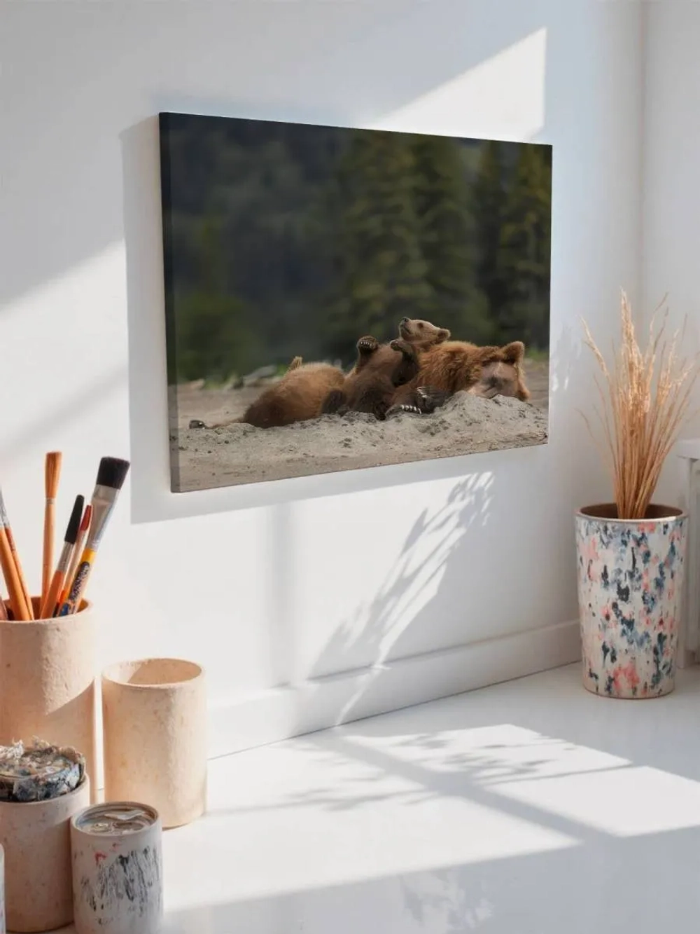 Картина на стену 40 X 50 Медведи
