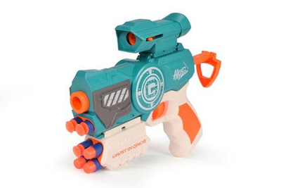 Пистолет с мягк.пулями, коробка 8004A