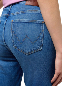 Джинсы Wrangler STRAIGHT MID WASH синий