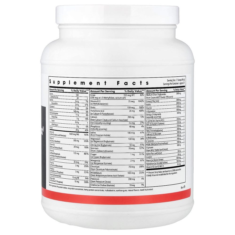Metabolic Maintenance, Metabolic Detox® Complete, натуральный ванильный вкус, 929 г (2 фунта)