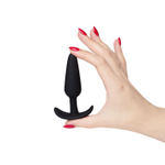 Черная анальная пробка для ношения Little Secret - 10 см. (Цвет: черный)