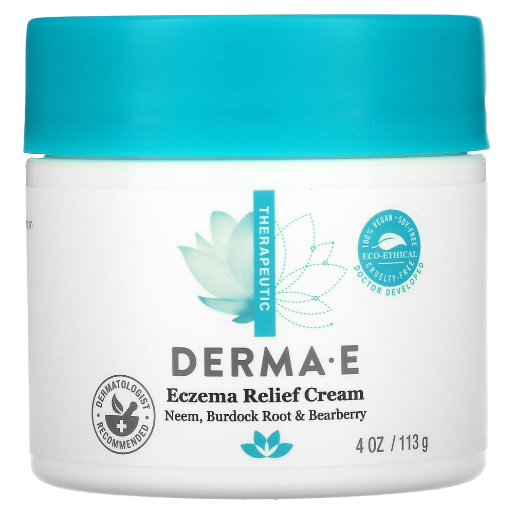 DERMA E, крем от экземы,113 г (4 унции)