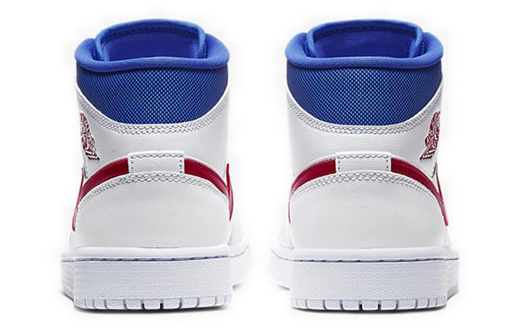 Кроссовки Jordan Air Jordan 1 Mid University Red (Женская размерная сетка)