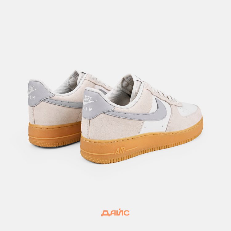 Кроссовки Nike Air Force 1 Low '07 LV8 Phantom Light Smoke Gum артикул:FQ8714-002 - купить в магазине Дайс