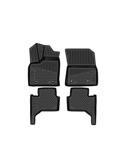 Коврики в салон для LEXUS LX600 (IV), 2021-, VIP, для капитанских сидений, 4шт ELEMENT3DA67310210KVIP