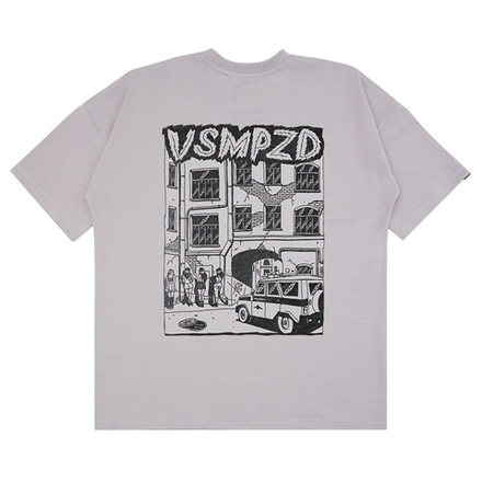 Футболка HOOK "Преступление" Серый