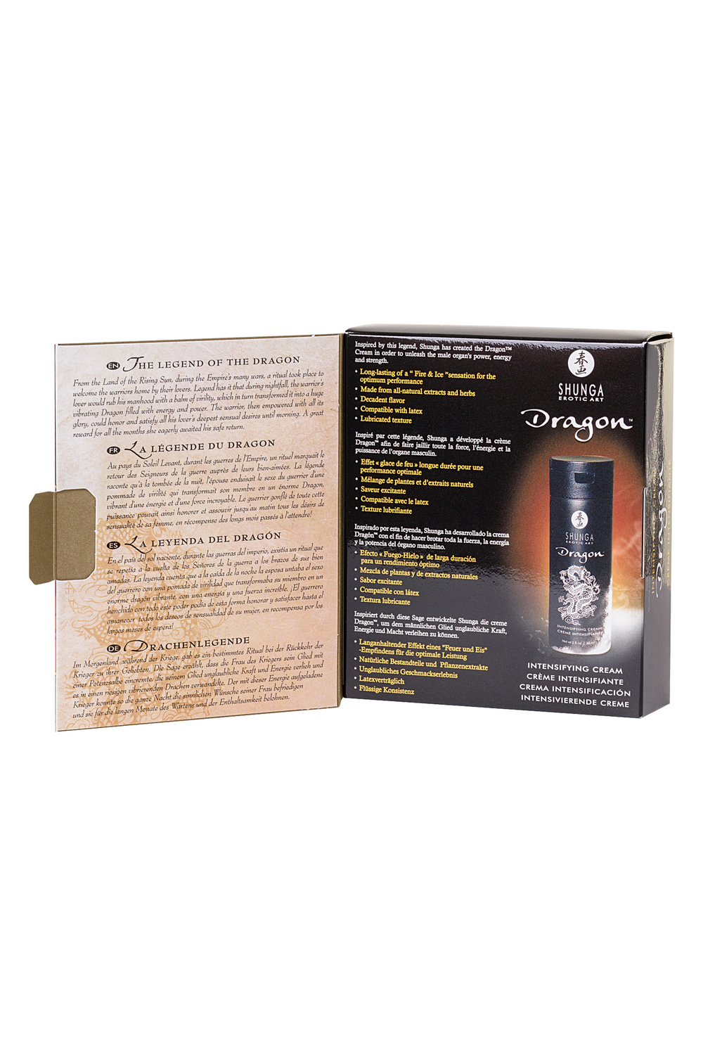 Интимный крем для пар Shunga Dragon возбуждающий эффект Ледяного огня 60 мл