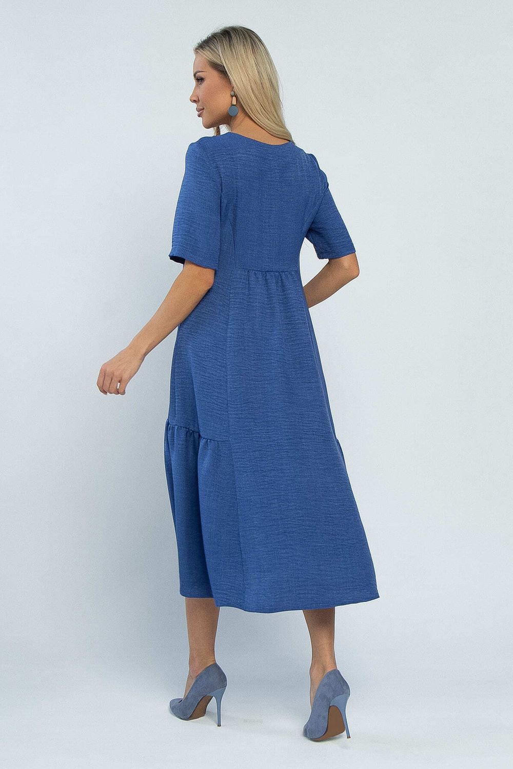 Платье Воздушный поцелуй (джинс) П13491-18М LT Collection